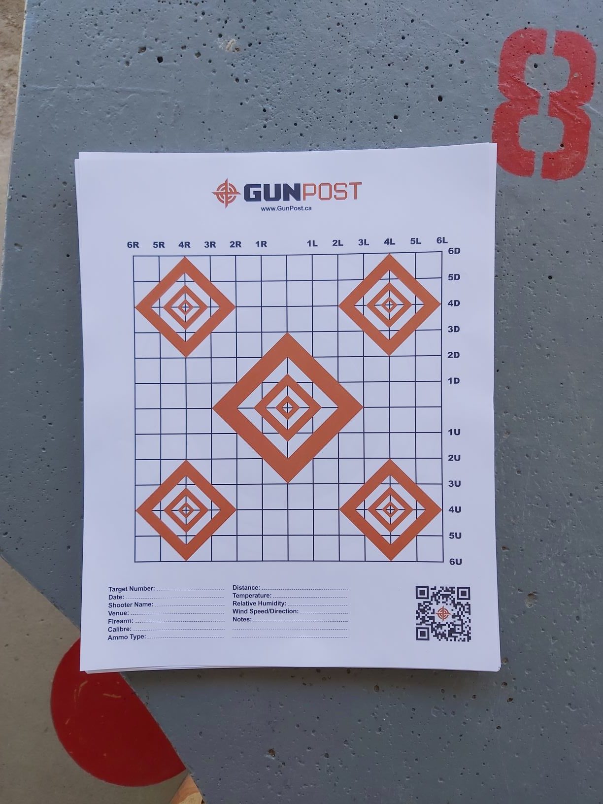 GunPost Sight-In Targets, Big 16x20 inch
